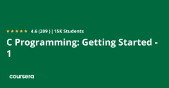 C Programming: Getting Started - Coursera