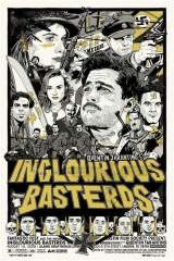 Brad Pitt Quentin Tarantino 2009 Classic Movie Inglourious Basterds