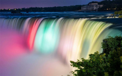 Colorful Niagara Falls Natural Scenery