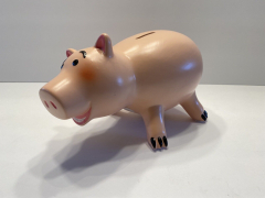 Disney/Pixar Toy Story Piggy Bank Hamm Pig Ceramic Piggy Bank 9& ...