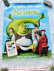 Shrek 2001 Original Store Display Video DVD Mike ...