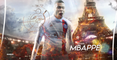 Sports Kylian Mbappé Soccer Player Paris Saint-Germain F.C.