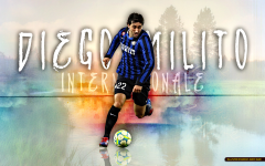 Sports Diego Milito Soccer Player Inter Milan