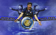 Sports Diego Milito Soccer Player Inter Milan