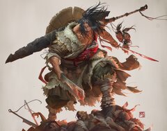 Fantasy Warrior Samurai