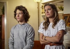 TV Show Young Sheldon Zoe Perry Mary Cooper Montana Jordan George Cooper Jr.