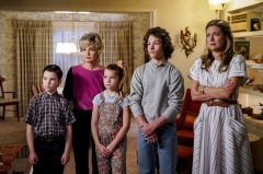 TV Show Young Sheldon Iain Armitage Sheldon Cooper Raegan Revord Missy Cooper Zoe Perry Mary Cooper Montana Jordan George Cooper Jr. Annie Potts Constance Tucker