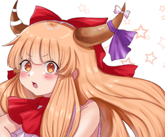 Anime Touhou Suika Ibuki